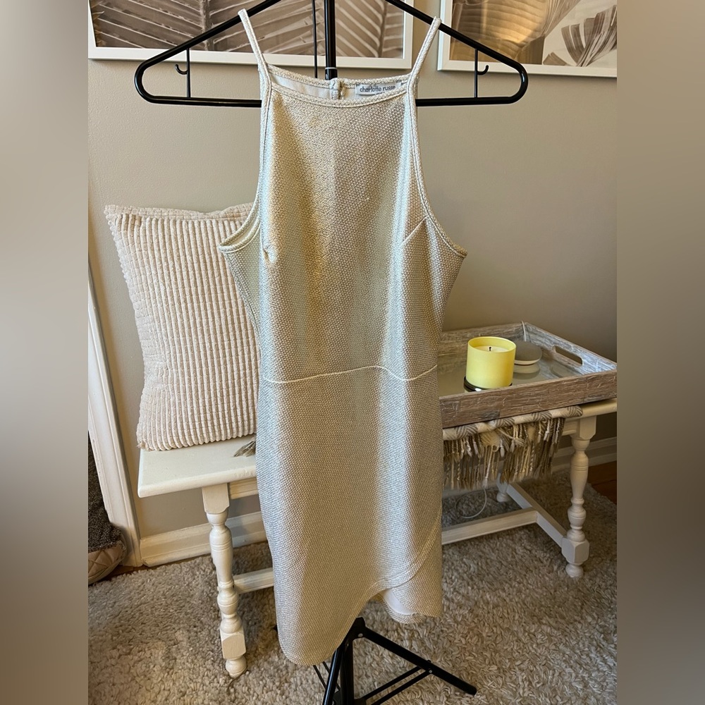 Women’s Charlotte Russe Gold Mini Dress
